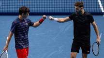 Imagen de Zeballos avanza junto a Granollers en el dobles del Masters de Londres
