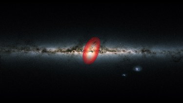 Una imagen de las estrellas de la Vía Láctea vista desde la Tierra.