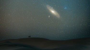 Foto de Andrómeda el objeto más distante que se ve fácilmente a simple vista, según la NASA. Foto Gerardo Ferrarino