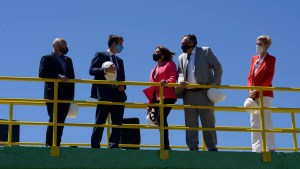 Alberto Fernández inauguró la planta depuradora de Bariloche