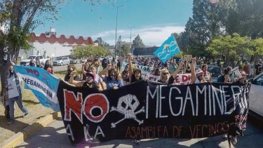 Los reclamos contra la megaminería en Chubut se hacen extensivos ahora a Río Negro. Archivo