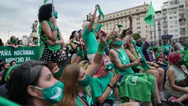 Esta mañana, Diputados le dio media sanción al proyecto del aborto legal. (Gentileza).-
