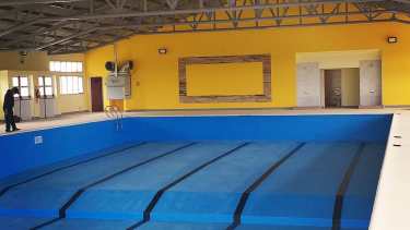 El natatorio municipal está terminado y listo para inaugurarse. Foto: gentileza.