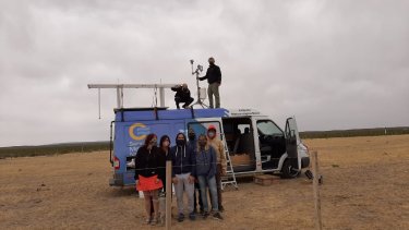 En las últimas horas, la localidad comenzó a vivir la previa del eclipse. Foto: Gentileza. 
