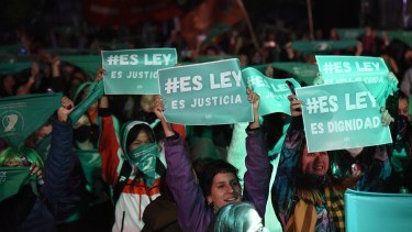El 30 de diciembre el Senado aprobó la ley de aborto legal en todo el país. (Archivo Florencia Salto).-