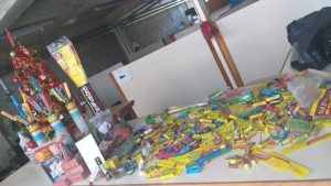 Allanamientos y secuestro de pirotecnia ilegal en Bariloche