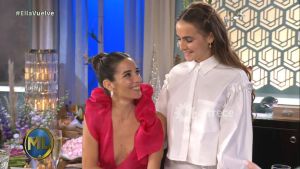 Ámbar, la hija de Juana Viale, sorprendió a su mamá en la vuelta de Mirtha