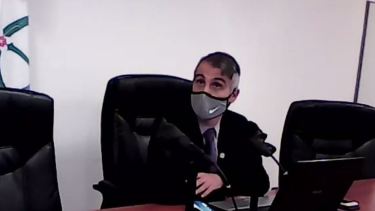 Piedrabuena está siendo investigado por el TSJ a raíz de su conducta el fin de semana. Foto captura de la audiencia virtual.