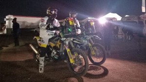 Luciano Benavides se accidentó en el Dakar