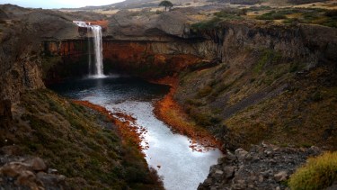 El salto del Agrio. Foto: Alejandro Carnevale