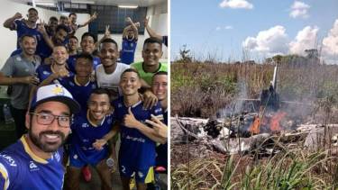 El presidente y los cuatro jugadores se trasladaban para disputar un partido de la categoría.-