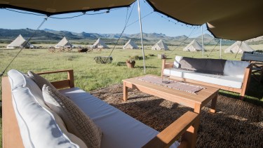  Frasson Travel Designer, una de las pioneras en la región brindó el servicio de glamping en los días del eclipse total de sol en Piedra del Águila.