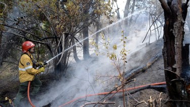 La zona del incendio está muy alejada del casco urbano de El Bolsón. Muchos turistas preguntaron en la Municipio si había peligros. Foto: archivo