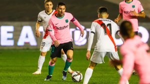 El gol de Messi en la victoria de Barcelona