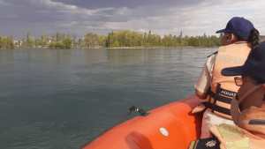 Desapareció un joven en el río Limay, cuando se bañaba en Las Perlas