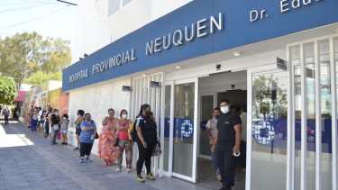 Los profesionales del hospital aseguraron que hay un estado de saturación “nunca antes visto”. Foto: Yamil Regules.