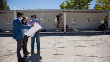El centro de salud le servirá a San Martín más allá de la actual temporada turística. (Foto: Gentileza)