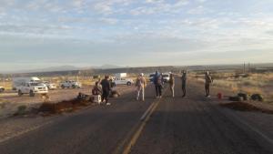 Desalojaron a los desocupados de uno de los cortes de la Ruta 6 en Rincón