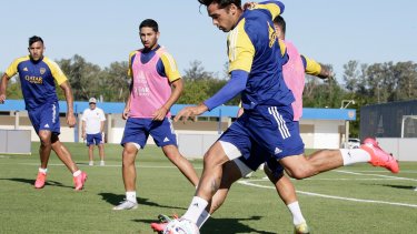Ayer el xeneize entrenó tras la derrota. Más podría ingresar por Frank Fabra. Foto: Prensa Boca. 