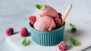 Helado casero para bajar la temperatura