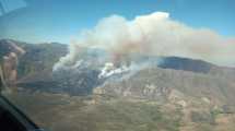 Imagen de Contuvieron el avance del incendio forestal cerca de Ñorquinco