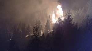 Viento, calor y baja humedad complican un incendio en Epuyén