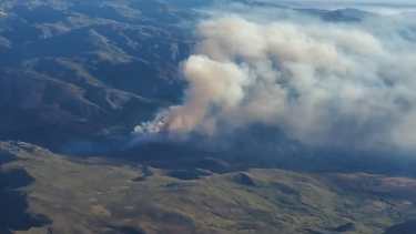 Aseguran que el incendio está descontrolado. Foto: gentileza