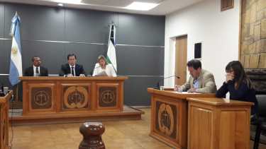 El tribunal que lo condenó en 2019, integrado por Calcagno, Campana y Martini. Foto: archivo