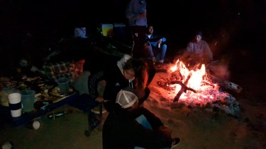 El fin de semana se detectaron varios grupos acampando y haciendo fuego en áreas prohibidas. Foto: Gentileza