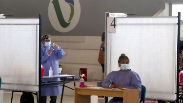 La campaña continuará en el gimnasio Fioravanti Ruggeri". Foto: archivo/Marcelo Ochoa.