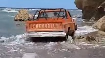Imagen de Apareció una Chevrolet que le compite a la F-100 del pulpero en Las Grutas