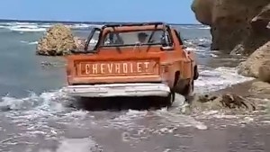 Apareció una Chevrolet que le compite a la F-100 del pulpero en Las Grutas