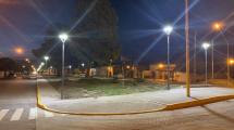 Imagen de Mejoran iluminación de calles y espacios verdes en Huergo