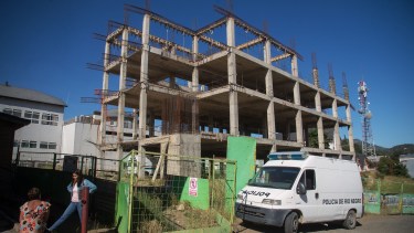 La obra de ampliación avanzará sobre la estructura que dejó la empresa Dalco. Foto: Marcelo Martínez