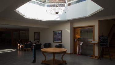 Huinid es uno de los hoteles de alta gama que tiene Bariloche. Foto: Marcelo Martínez