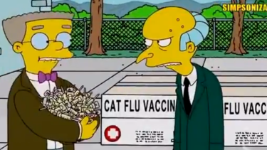 Los Simpson y la vacunación VIP. 