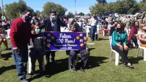 Emotivo festejo de centenario de Pilcaniyeu
