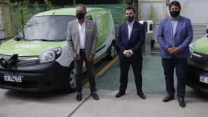 CALF montó un punto de recarga eléctrica en pleno centro de Neuquén