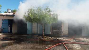 Uno de los propietarios de las casas no estaba en el lugar porque se encontraba de viaje. Foto: Gentileza Centenario Digital