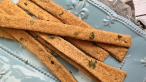 Receta de grisines integrales con hierbas
