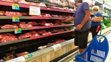 La carne picada fue el corte de carne que más aumentó en los primeros meses del año. Foto Yamil Regules.