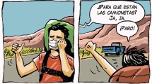 Imagen de «En la ruta», la tira de Chelo Candia en el Voy