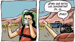 «En la ruta», la tira de Chelo Candia en el Voy