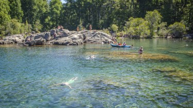 Destinos como San Martín o Bariloche fueron muy elegidos. Foto: Patricio Rodríguez. 