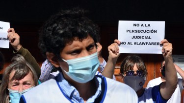 Barreno es uno de los firmantes del pedido que se presentó en la legislatura de Río Negro. Foto: Marcelo Ochoa.