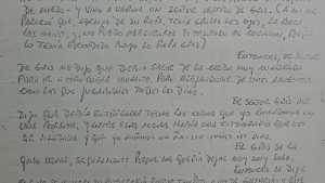«Caramelitos», cartas y poemas: la escritura de Falé La Sala desde el horror del cautiverio