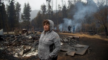 Em la zona de El Hoyo y Las Golondrinas  hay familias que perdieron todo.
