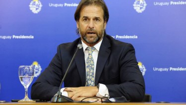 Luis Lacalle Pou, presidente de Uruguay. 