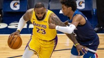 Imagen de Los Lakers volvieron a ganar de la mano de LeBron James