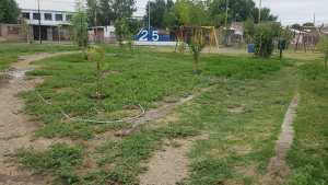 Licitan construcción de veredas para una plaza de Regina